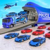 US Police Car Transport Game icon
