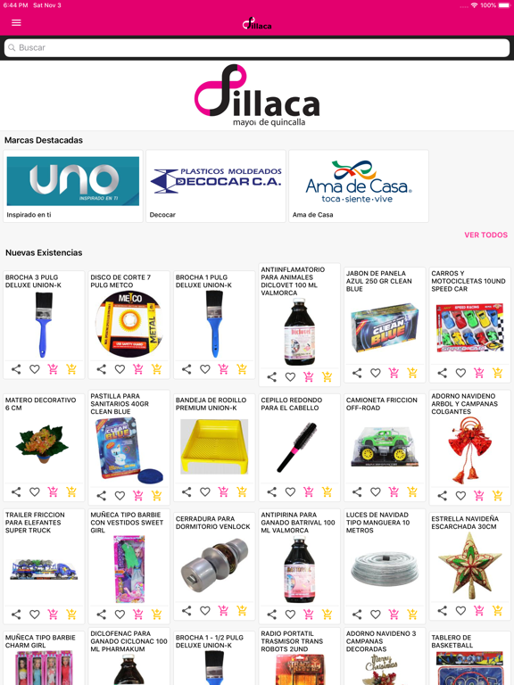 Catálogo Digital Sillaca C.A. iPad screenshot 1 - Shopping app
