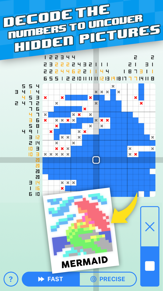 #1. Falcross Infinite Nonograms (iOS) 由: Arman Dezfuli-Arjomandi