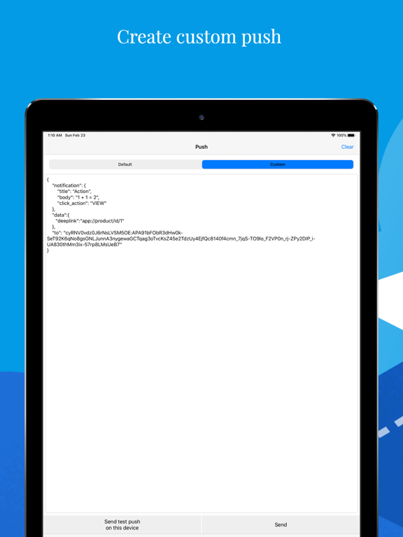 Screenshot #5 pour Firebase Pusher