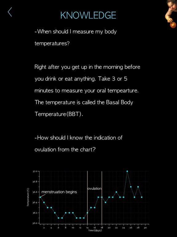 Pregnancy Timing Chart iPad screenshot