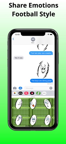 Football Emojis - Touchdown iPhone screenshot