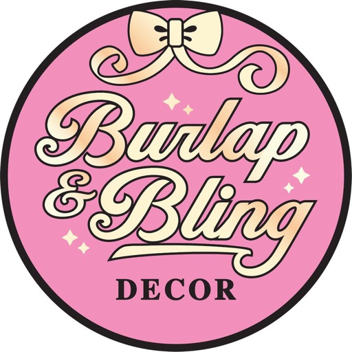 Burlap & Bling Decor