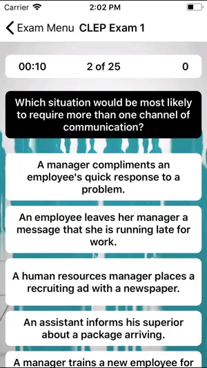 CLEP Principles of Management screenshot 1