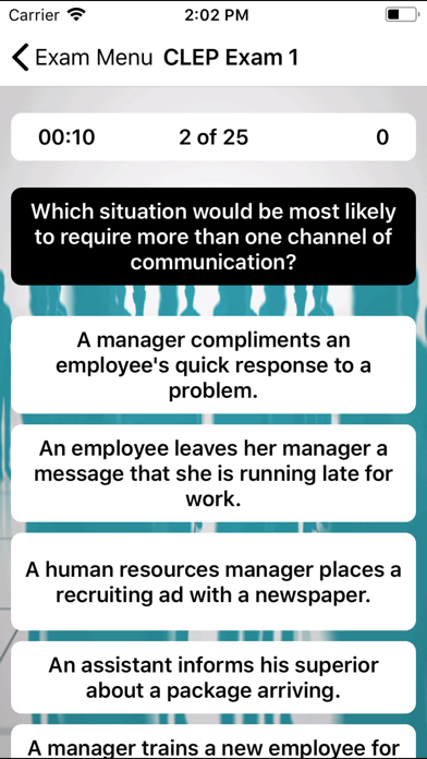 Screenshot #1 pour CLEP Principles of Management
