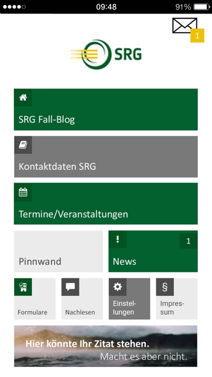 SRG Mitglieder-App