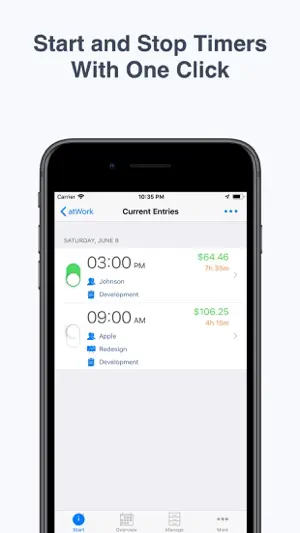 Hours & Pay Tracker: atWork screenshot 6