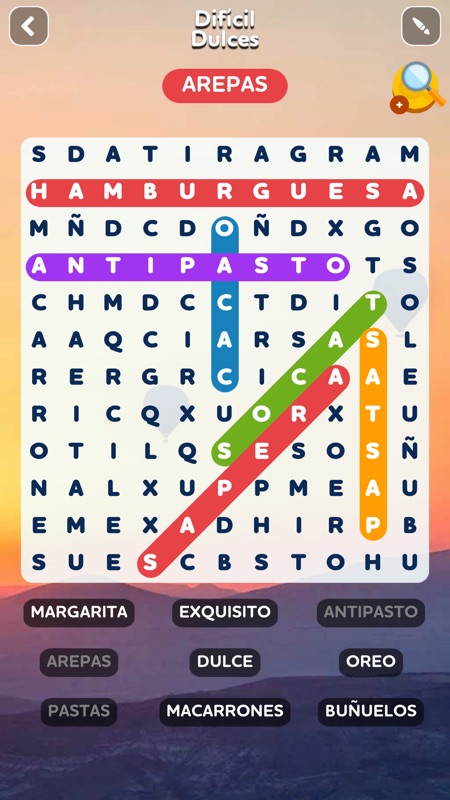 Sopas de Letras Word Search screenshot 2