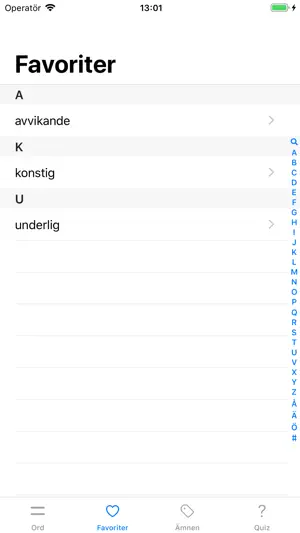 Svenskt teckenspråkslexikon screenshot 2