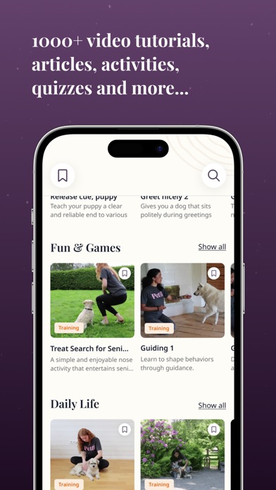 Petli:Dog Training & Community Screenshot