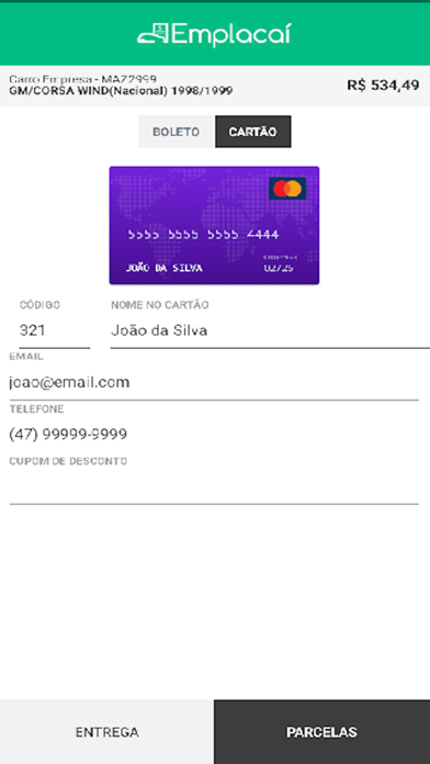 Emplacaí Screenshot