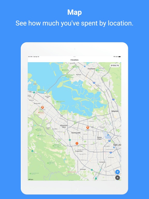 seventytwo: Expense Tracker iPad screenshot 5 - Finance app