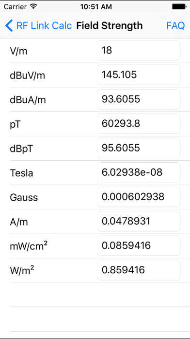 Screenshot #3 pour RF Link Calc