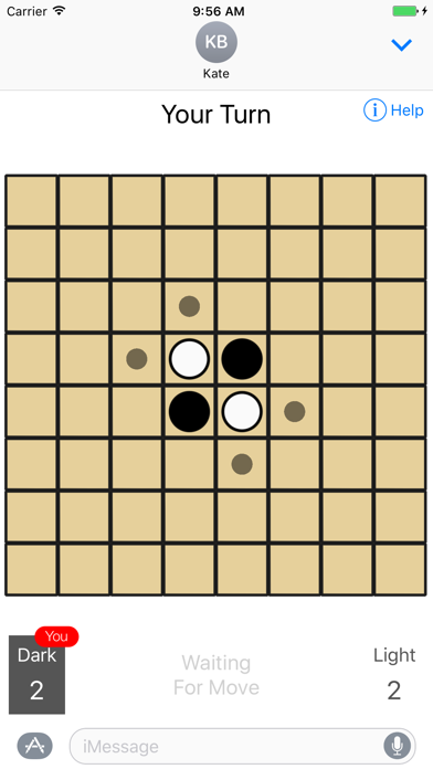 Screenshot #1 pour Reversi for iMessage