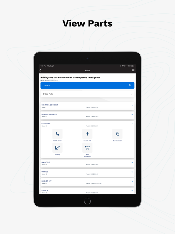 Screenshot #6 pour Carrier® Service Technician