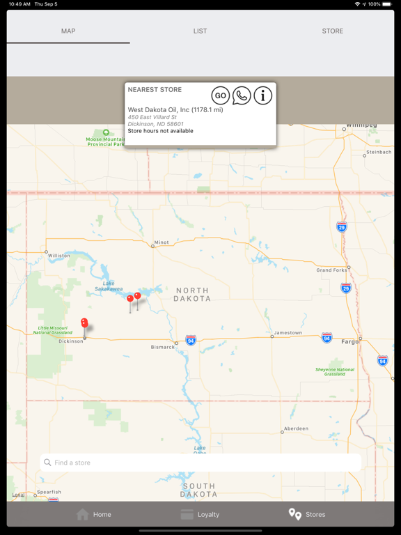 App screenshot
