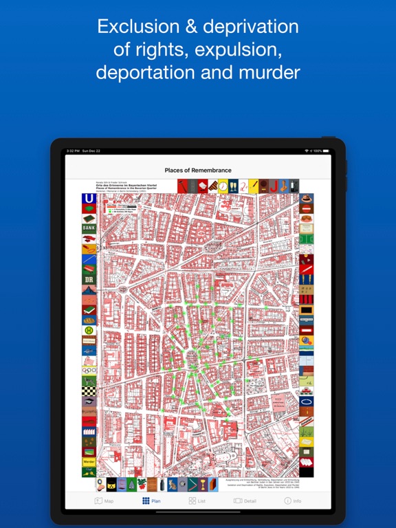 Places of Remembrance – Berlin iPad screenshot 2 - Education app