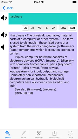 Computer Dictionary English screenshot 2