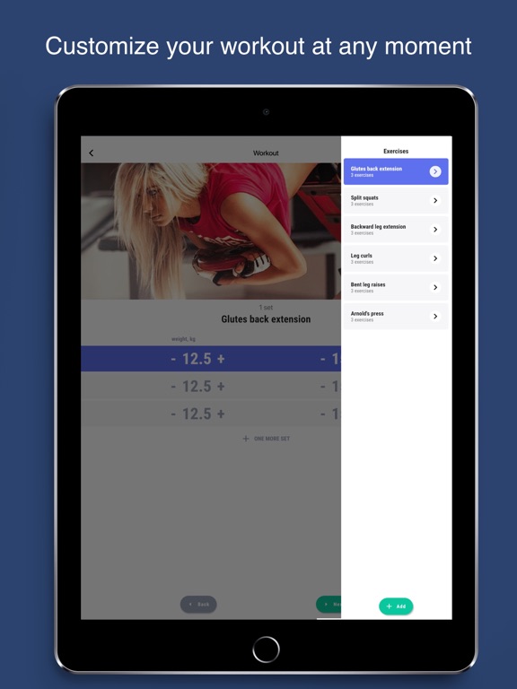 Screenshot #6 pour FitGod: Gym Workout Tracker