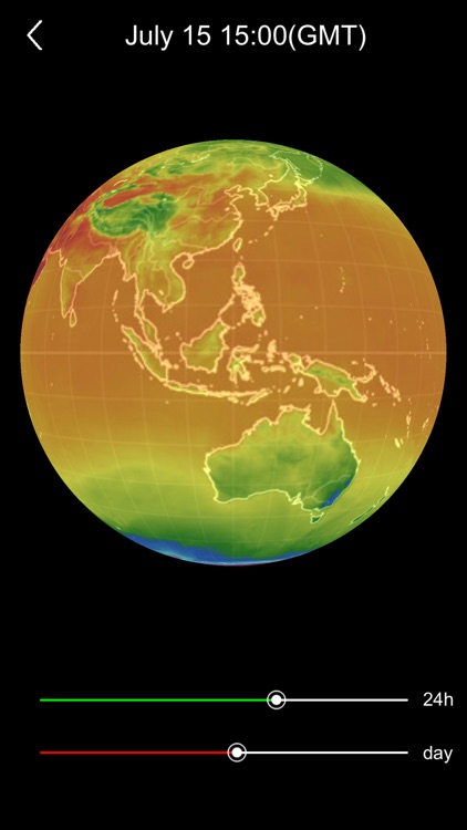 3D Global Temperature Map