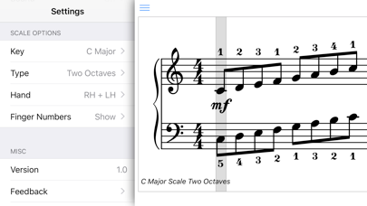PianoMajors iPhone screenshot 1 - Music app