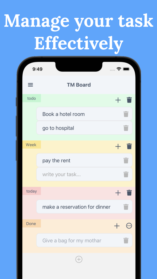 #1. Task Management Board (iOS) 由: narito hojo