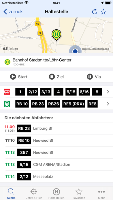 Screenshot #3 pour VRM Fahrplan & Tickets