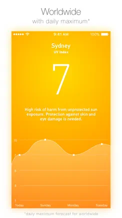 UV Index – Sun Safety Forecast iPhone image 2