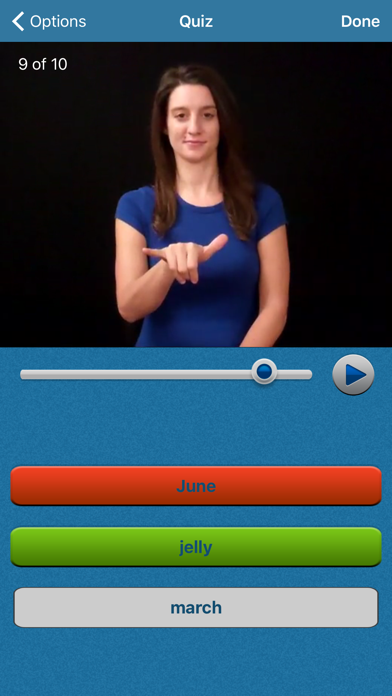 ASL Fingerspell Dictionary Screenshot