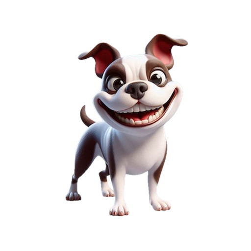 Happy Boston Terrier Stickers icon