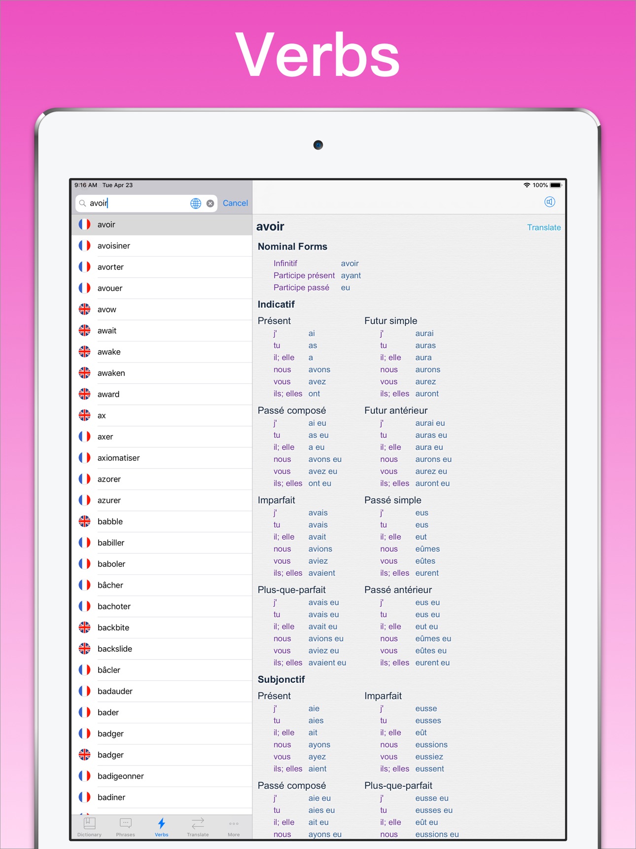 Screenshot 12 of French Translator Dictionary +