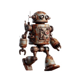 Rusty Robot Stickers