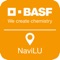 BASF's Navigation App for the site Ludwigshafen for navigation on the site and searching of targets