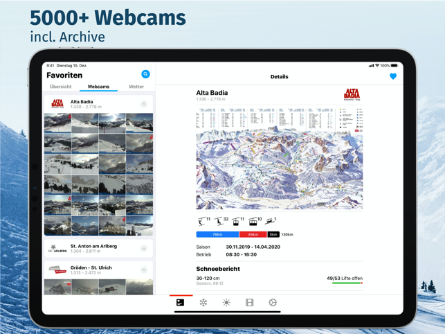 bergfex: ski, snow & weather Screenshot