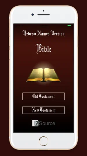 Bible HNV: Hebrew Names Study screenshot 1