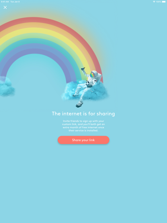 Starry Internet iPad screenshot 4 - Utilities app