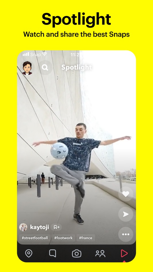 #5. Snapchat (iOS) Podle: Snap, Inc.