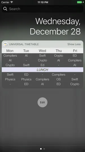1TimeTable: Widgets & updates screenshot 1