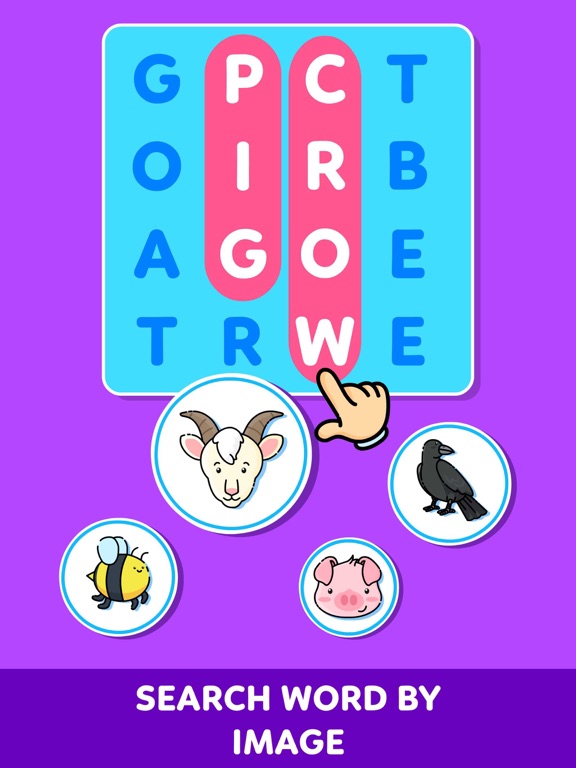 Screenshot #4 pour Word Find Games for Kids 3+