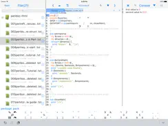 Perli-run code,autocomplete,we iPad image 3