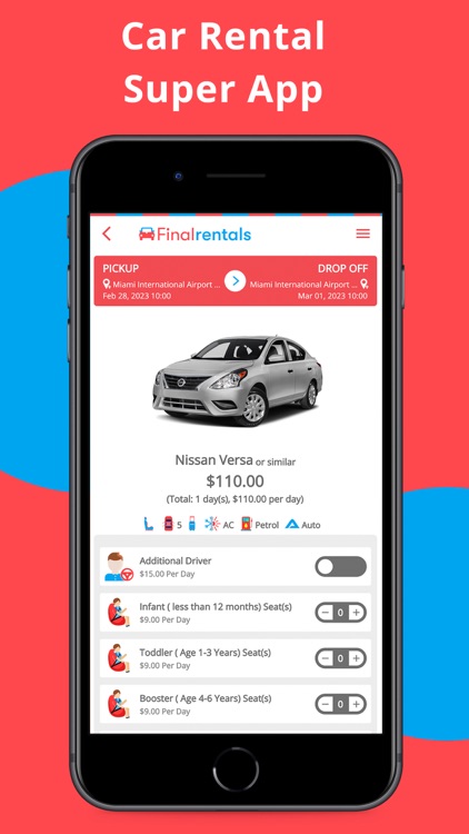 Final Rentals Car Rental App screenshot-3