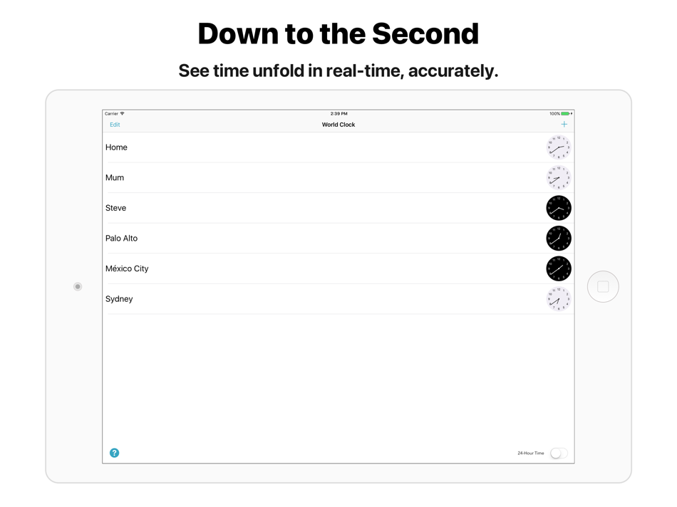 #7. World Clock Timezone Converter (macOS) Podle: Lasmit TLB Ltd