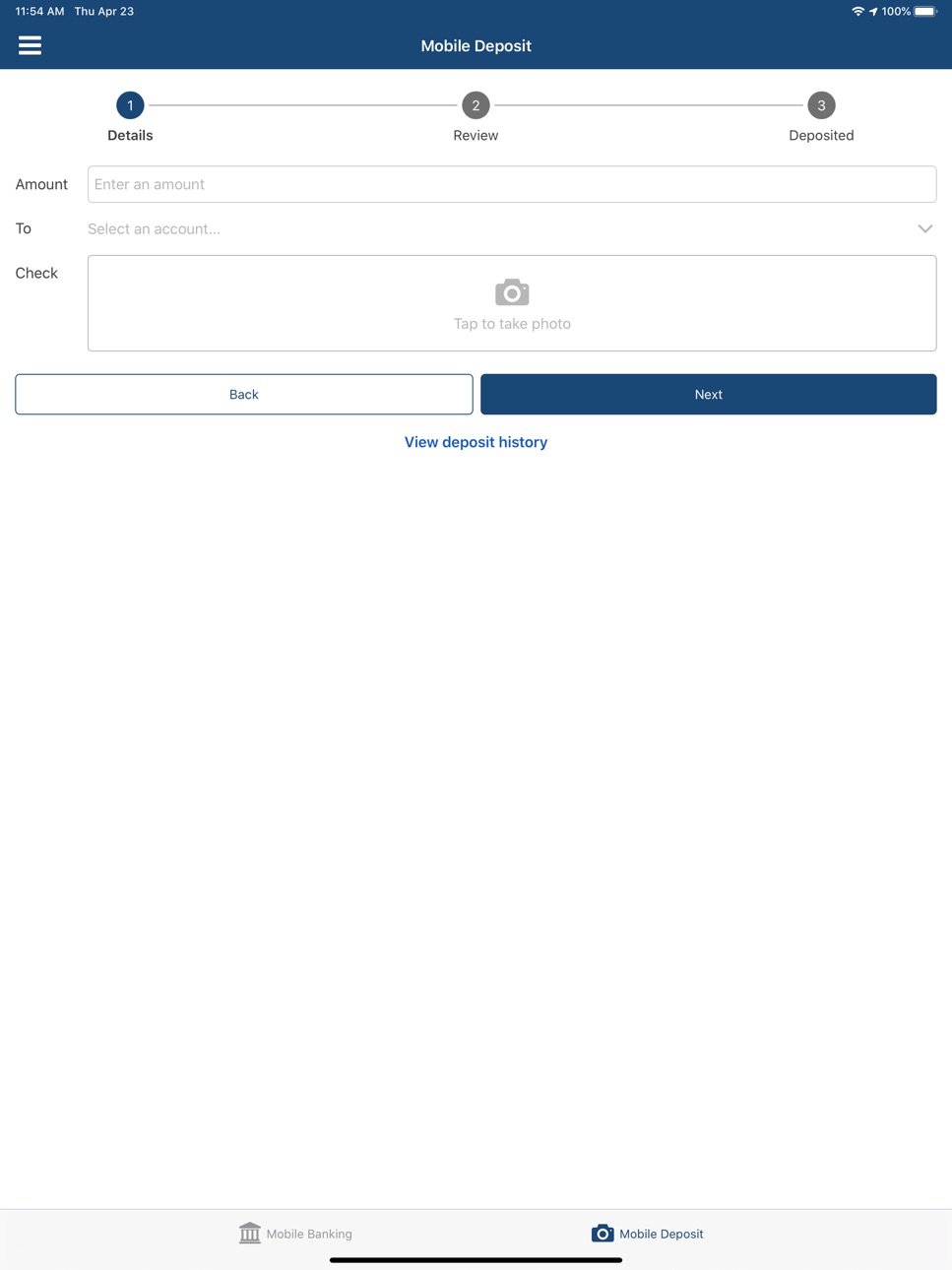 iPad screenshot