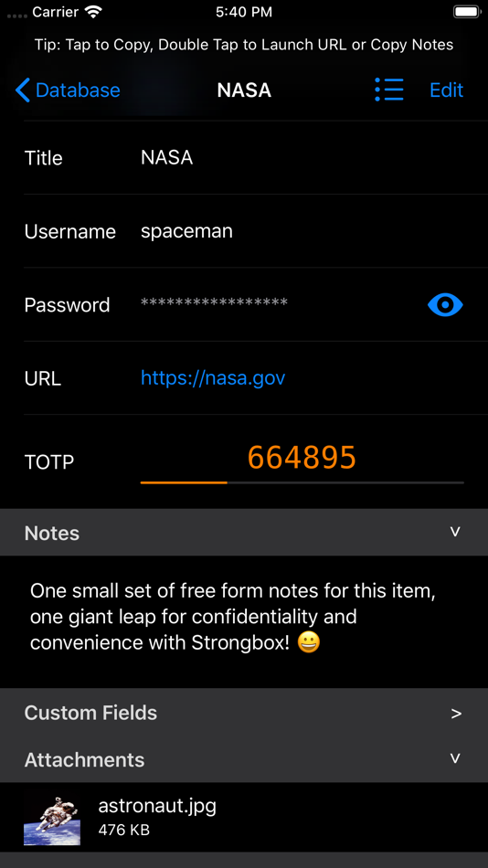 #1. Strongbox - Password Manager (macOS) 게시자: Phoebe Code Limited