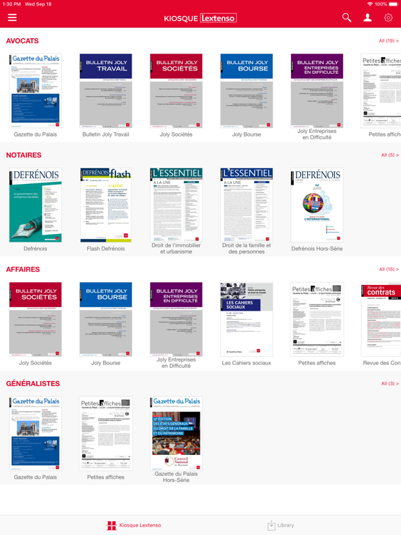Screenshot #4 pour Kiosque Lextenso