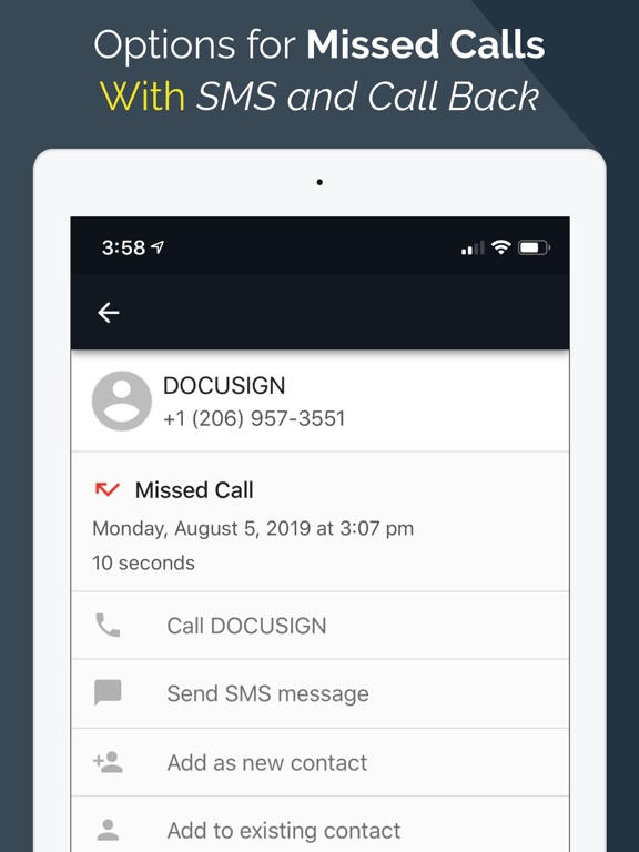 Voxtell Office Flex iPad screenshot 3 - Business app