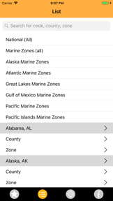 NOAA Alerts Weather screenshot