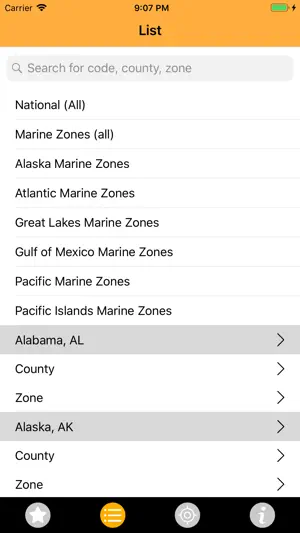 NOAA Alerts Weather screenshot 1
