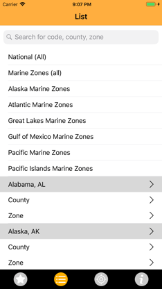 NOAA Alerts Weather screenshot 1