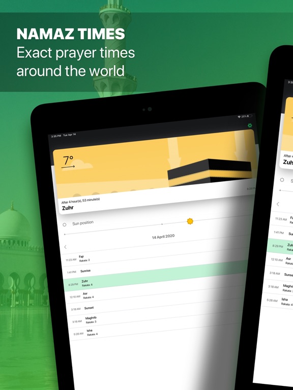 Muslim Prayer Times Find Qibla